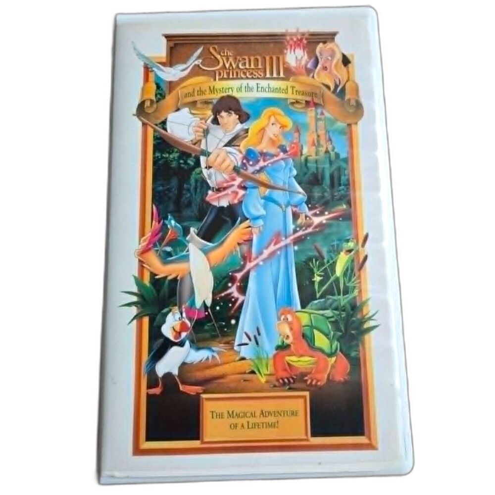 Swan Princess III 1998 VHS Columbia TriStar Animated Fantasy Film